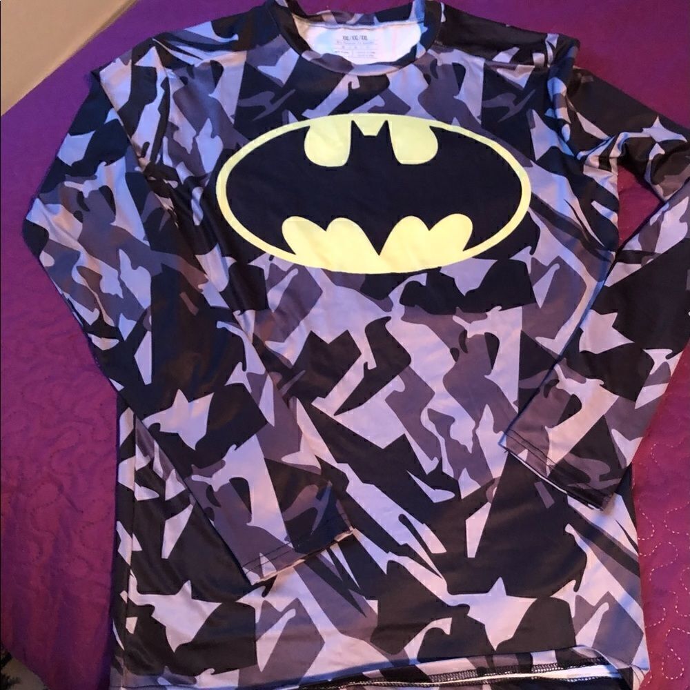 New Long sleeve Batman compression shirt